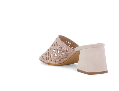 Melluso Donna Ciabatte Camoscio N657-243615 Rosa